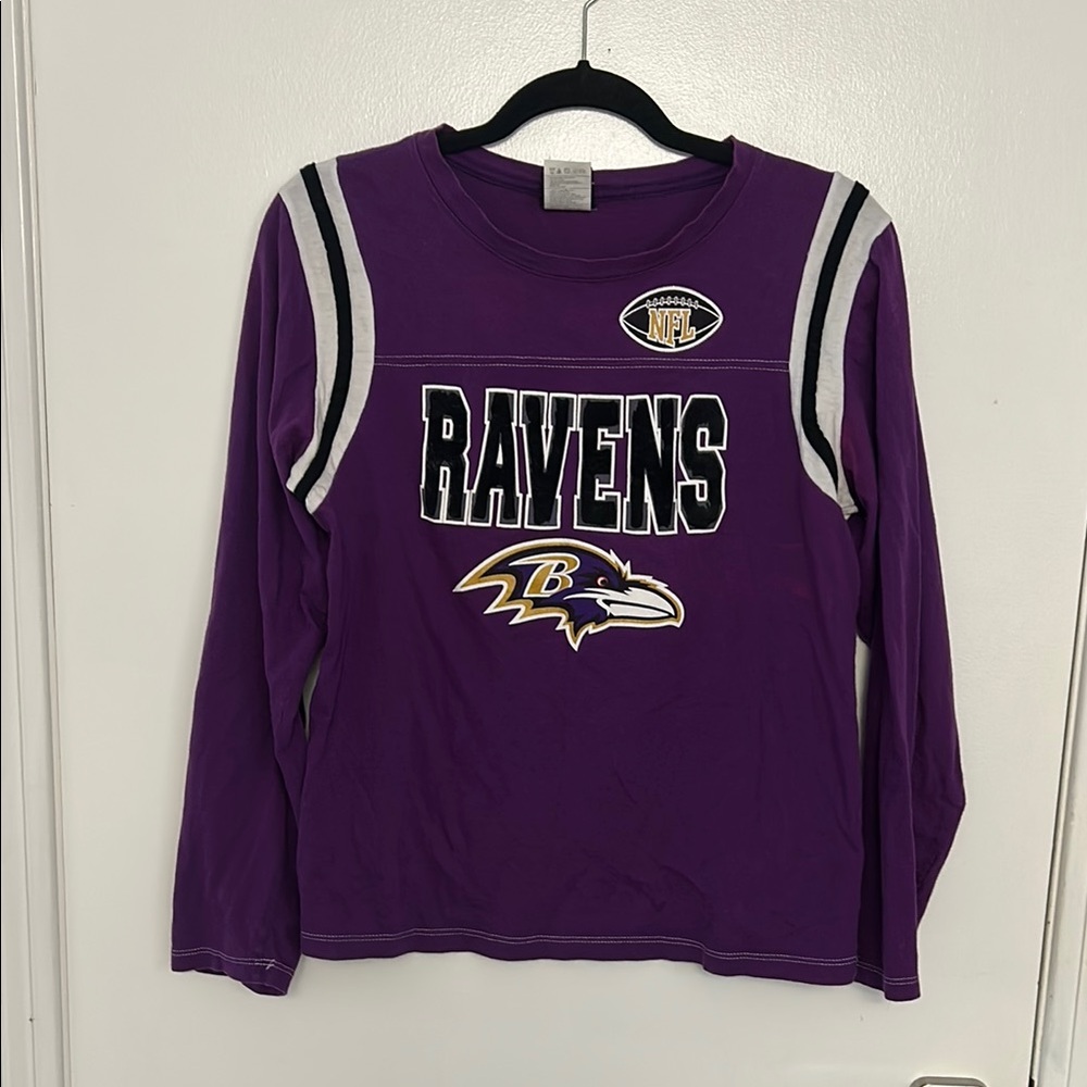 NFL Ravens Women’s Purple Long Sleeve Shirt
